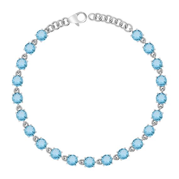 Blue-Topaz Bracelet