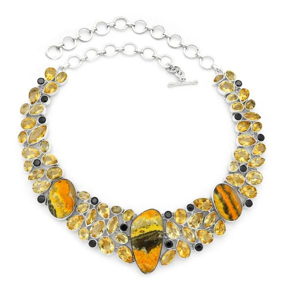 Bumble Bee Jasper Multi Gem Fancy