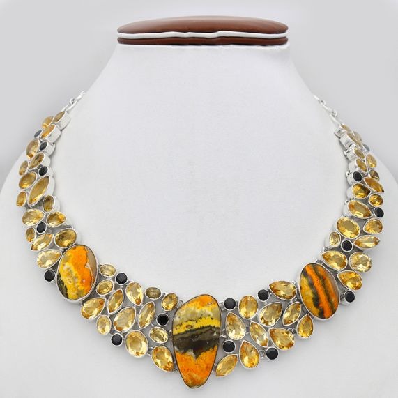 Bumble Bee Jasper Multi Gem Fancy