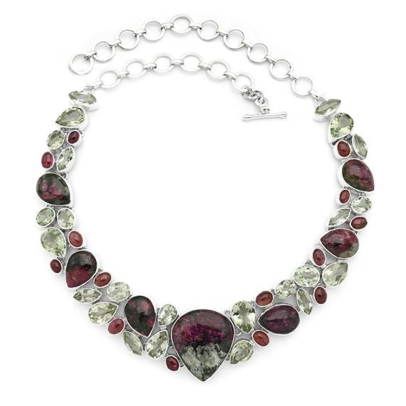 Eudialyte, Green QT,Ruby