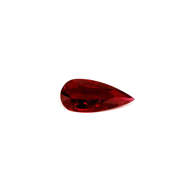 Ruby Pear GIA Certified 5.06  cts.