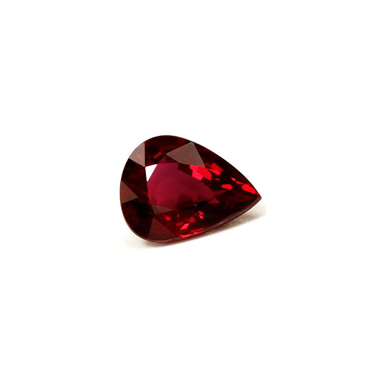 Ruby Pear GIA Certified  Untreated  1.27 cts.