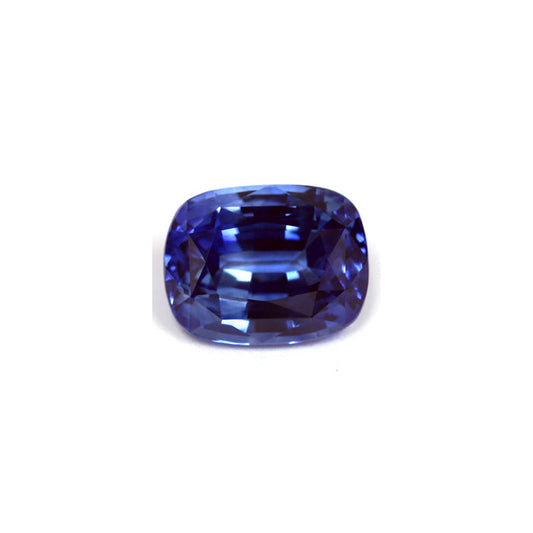 BLUE SAPPHIRE GIA Certified 5.51 cts. Cushion