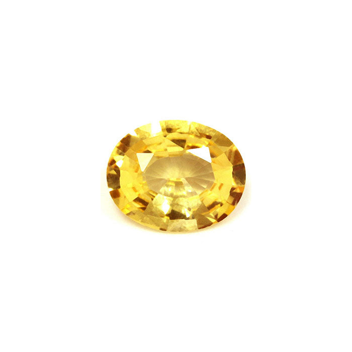 Yellow Sapphire Oval  Untreated 1.17cts.