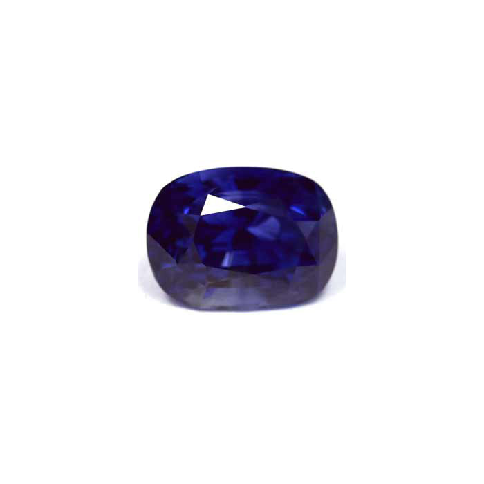 BLUE SAPPHIRE GIA Certified 3.97 cts. Cushion