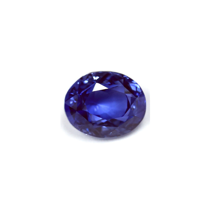 BLUE SAPPHIRE GIA  Certified Untreated 3.43 cts. Oval