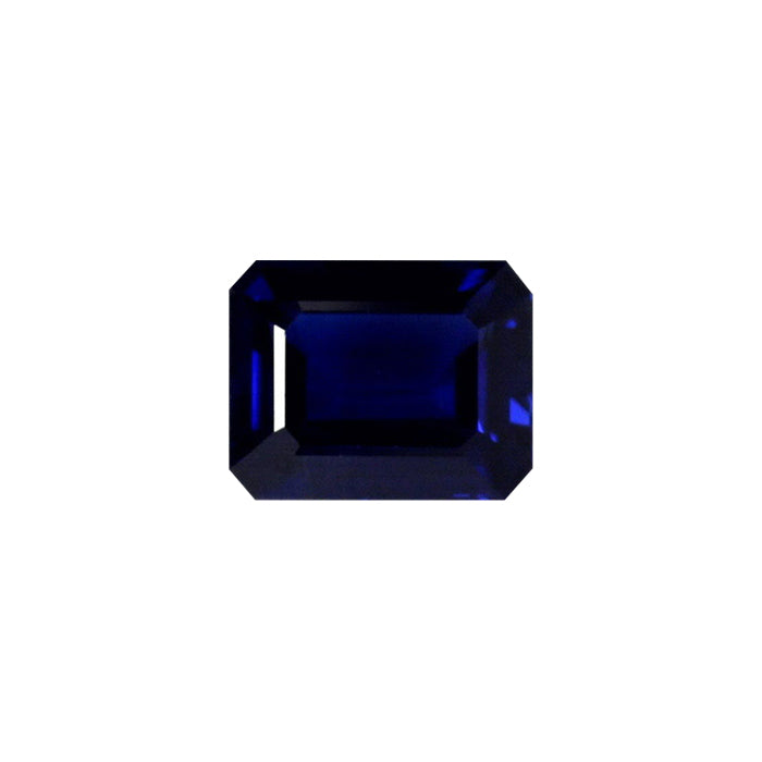 BLUE SAPPHIRE AGL Certified Untreated 2.86 cts. Emerald Cut
