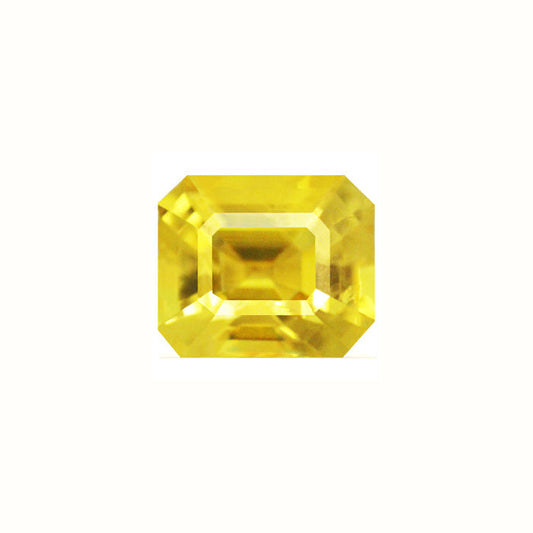 Yellow Sapphire Emerald Cut 1.25 cts.