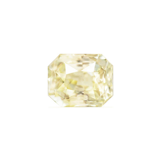 Emerald Cut Yellow Sapphire  Untreated 2.11 cts.