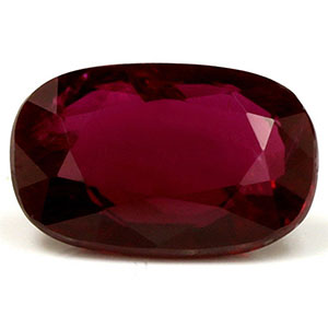 Ruby Cushion Untreated   1.05 cs.