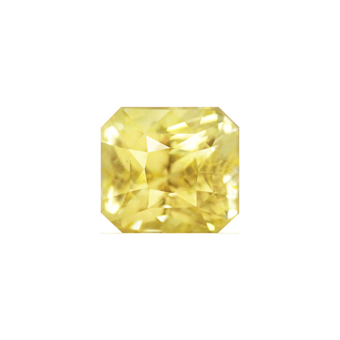 Emerald Cut Yellow Sapphire Untreated 2.01 cts.