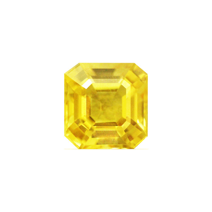 Yellow Sapphire   Emerald Cut 1.44 cts.