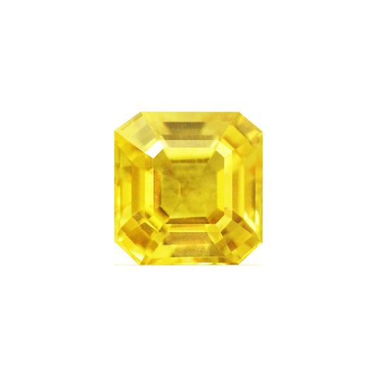 Yellow Sapphire   Emerald Cut 1.44 cts.
