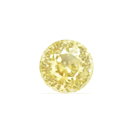 Yellow Sapphire Round Untreated 1.35 cts.