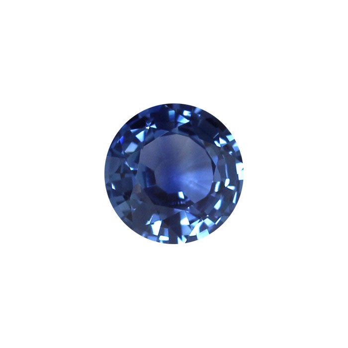 BLUE SAPPHIRE AGL Certified Untreated  3.42 cts. Round
