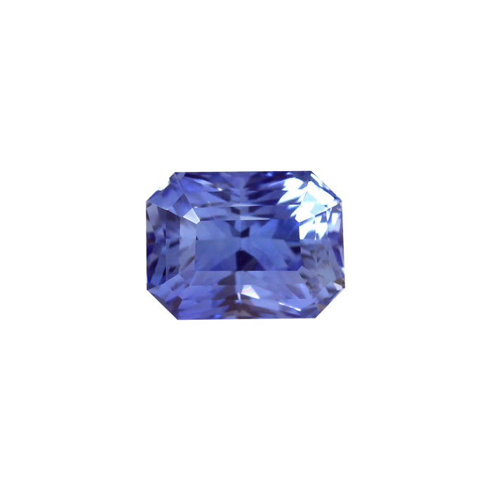 BLUE SAPPHIRE GIA Certified 6.76 cts. Emerald Cut
