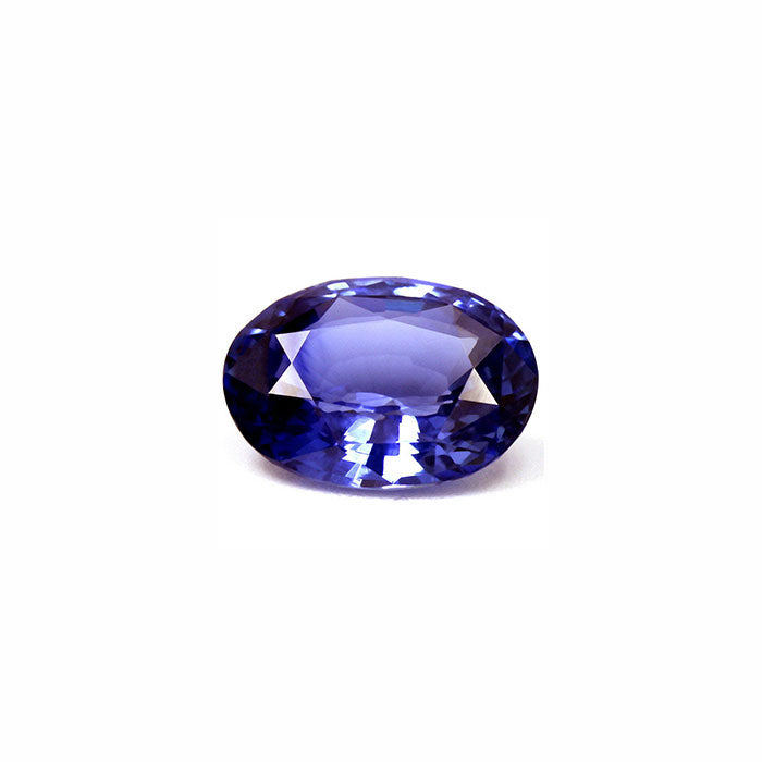 BLUE  SAPPHIRE Oval GIA Certified Untreated 3.36 cts.