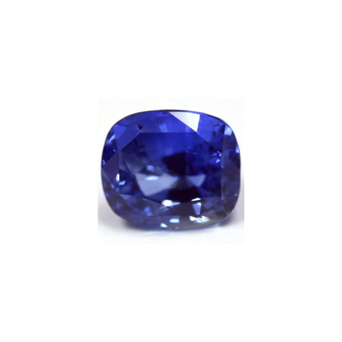 BLUE SAPPHIRE GIA Certified Untreated 4.98 cts. Cushion
