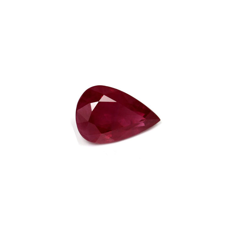 Ruby Pear GIA Certified 3.08 cts.
