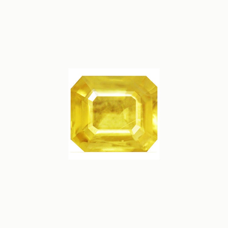 Yellow Sapphire Emerald Cut 1.78  cts.