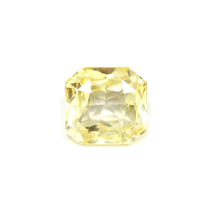 Yellow Sapphire Emerald Cut Untreated 1.63cts.