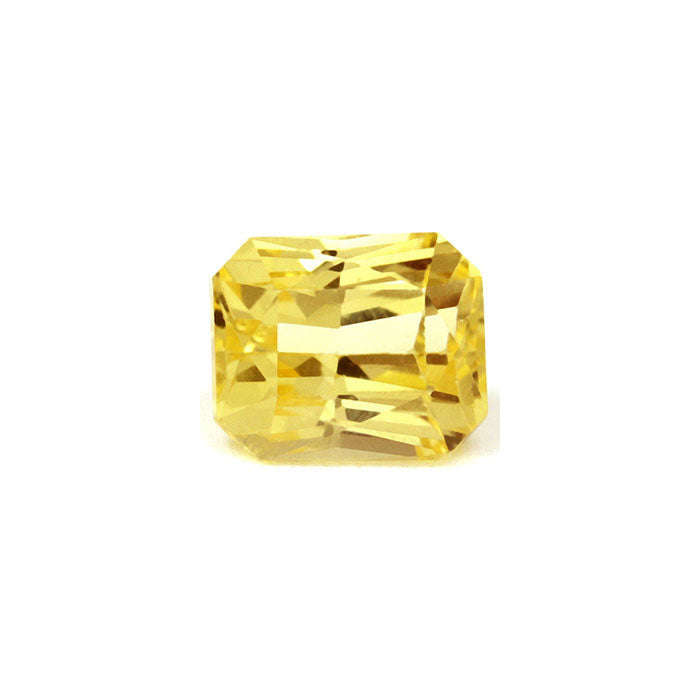 Emerald Cut Yellow Sapphire  Untreated 1.52cts.