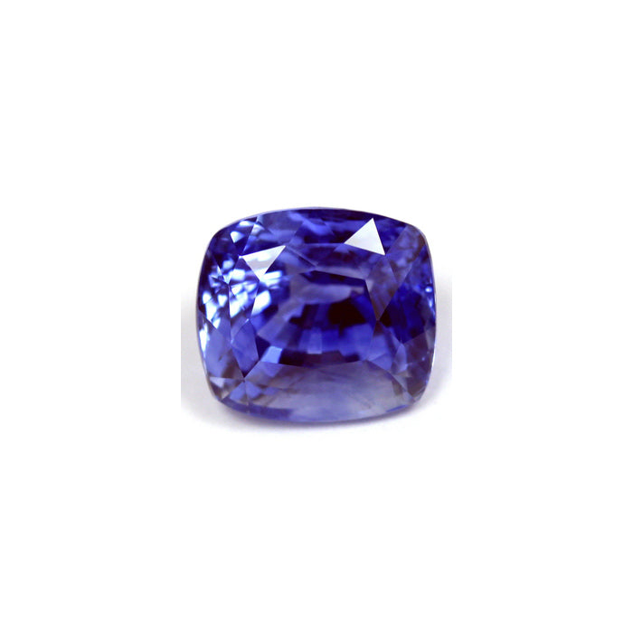 BLUE SAPPHIRE GIA Certified 5.33 cts.  Cushion