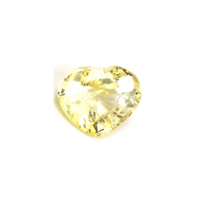 Yellow Sapphire Heart Untreated 1.59cts.