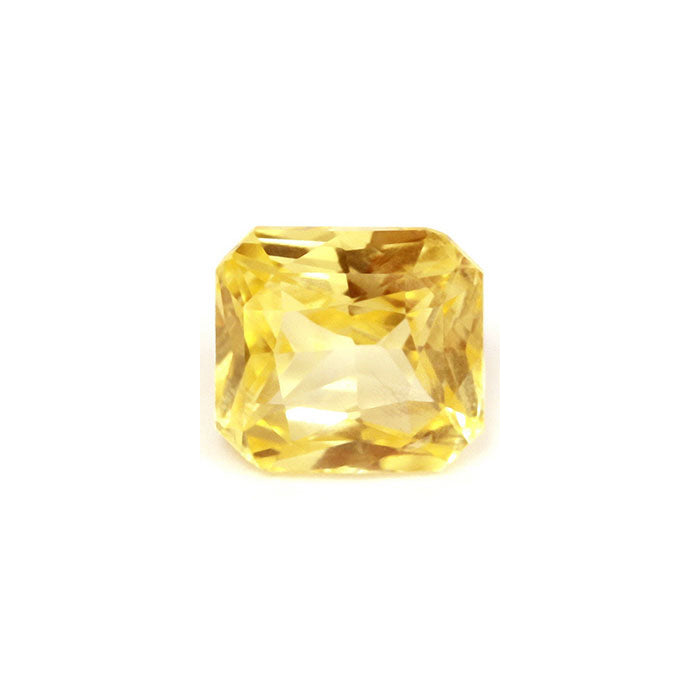 Emerald Cut Yellow Sapphire  Untreated 1.59cts.