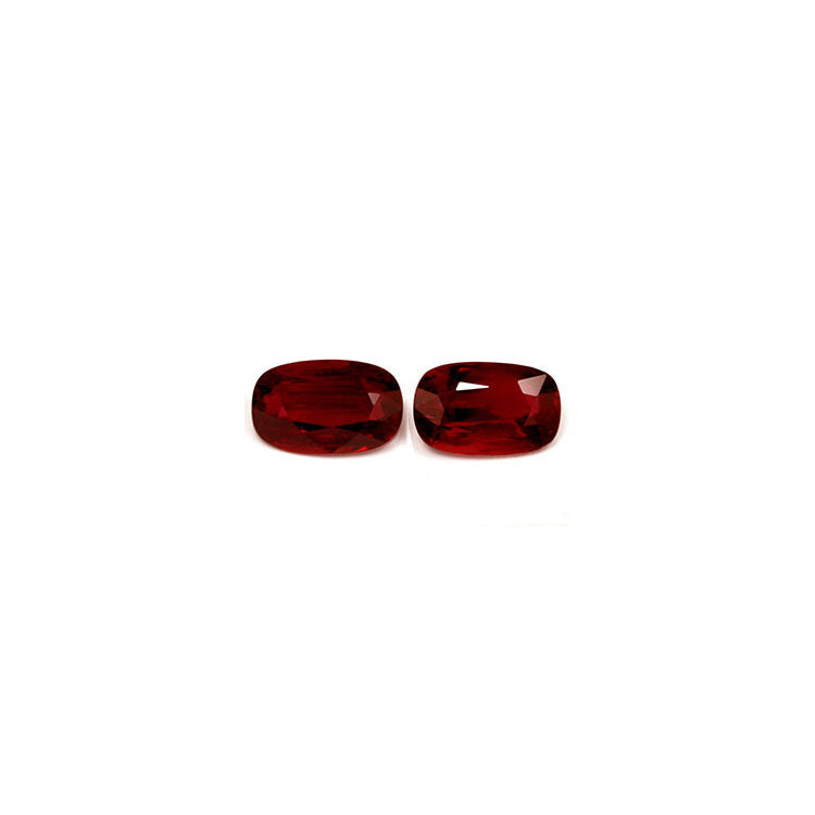 Ruby Oval Matched Pair GIA Certified Untreated 3.01  cttw.