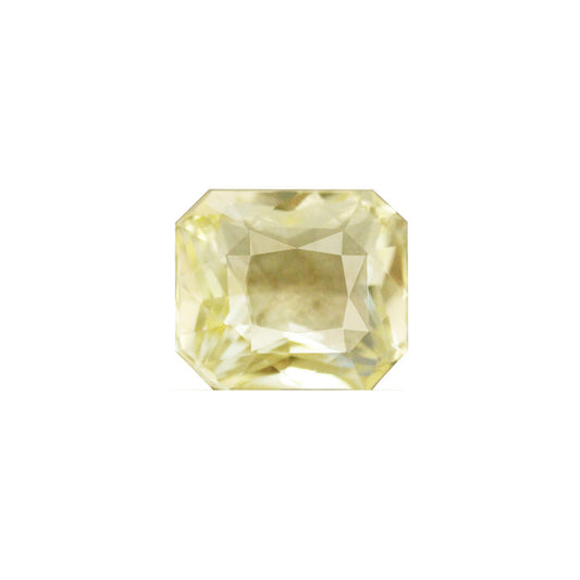 Yellow Sapphire Emerald Cut Untreated 1.64cts.