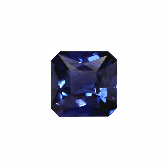 BLUE  SAPPHIRE Emerald Cut GIA Certified Untreated 3.29 cts.