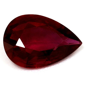 Ruby Pear  Untreated 0.52 cts.