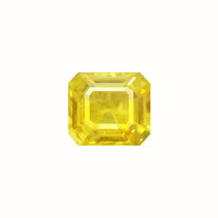 Yellow Sapphire  Emerald Cut 1.26 cts.