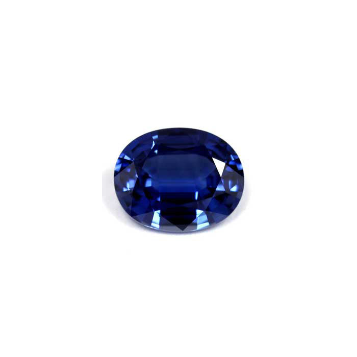 BLUE SAPPHIRE GIA Certified Untreated  3.07 cts. Oval