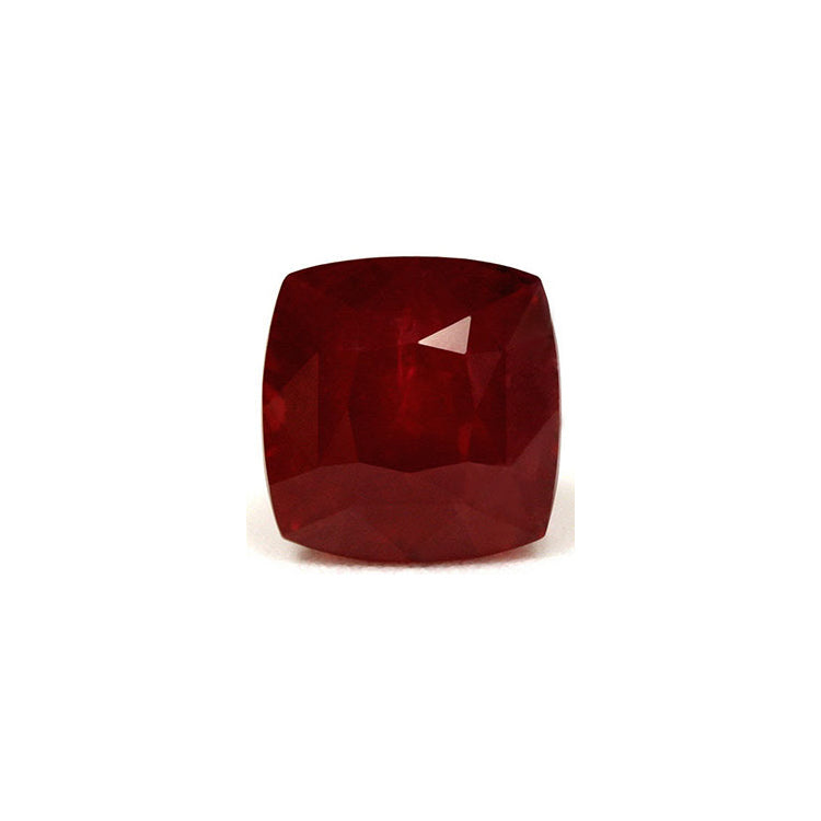 Ruby Cushion GIA Certified Untreated 3.19cts