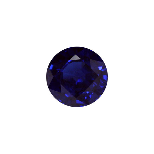 BLUE SAPPHIRE GIA Certified 3.11 cts. Round