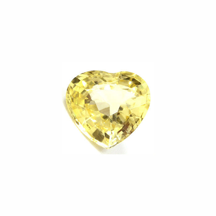 Yellow Sapphire Heart Untreated 1.03cts.