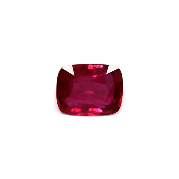 Ruby Cushion GIA Certified Untreated  2.45 cts.