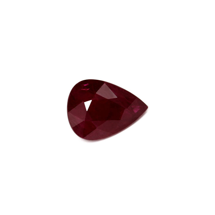 Ruby Pear GIA Certified  5.10 cts.
