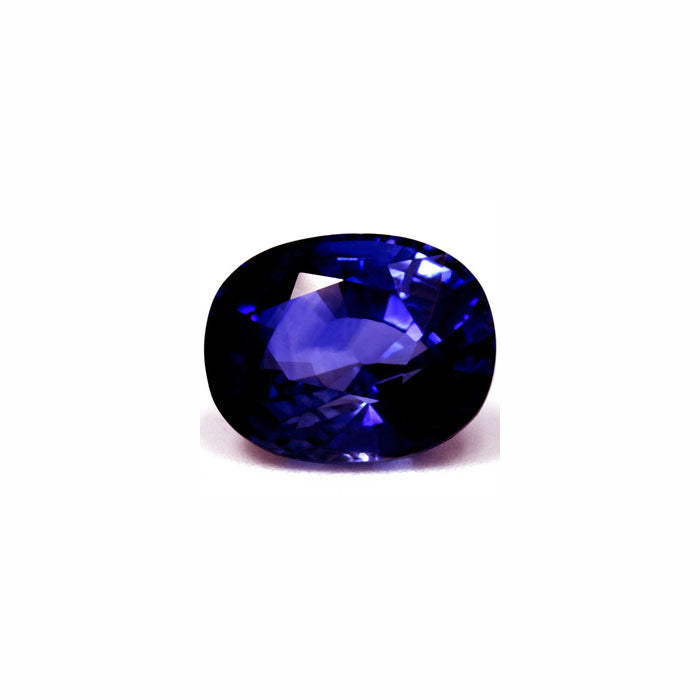 BLUE  SAPPHIRE Oval GIA Certified 3.61 cts.