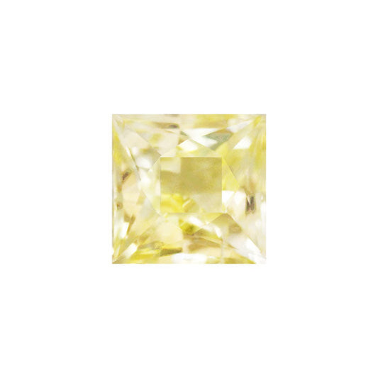 Yellow Sapphire Square Untreated 0.98 cts.