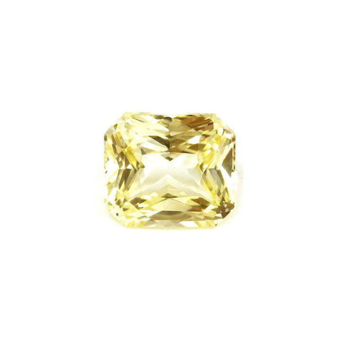 Emerald Cut Yellow Sapphire Untreated 2.06cts.