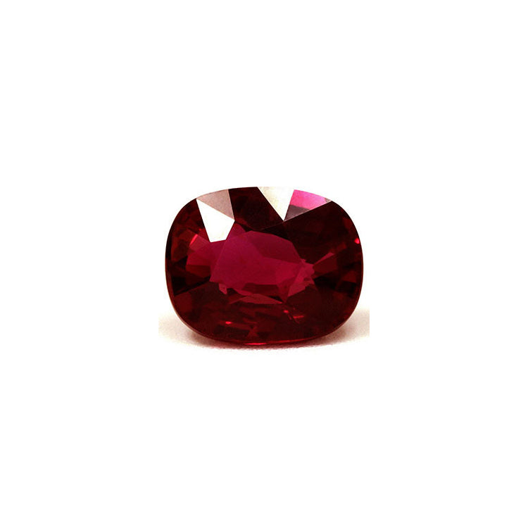Ruby Cushion GIA Certified Untreated 3.47 cts