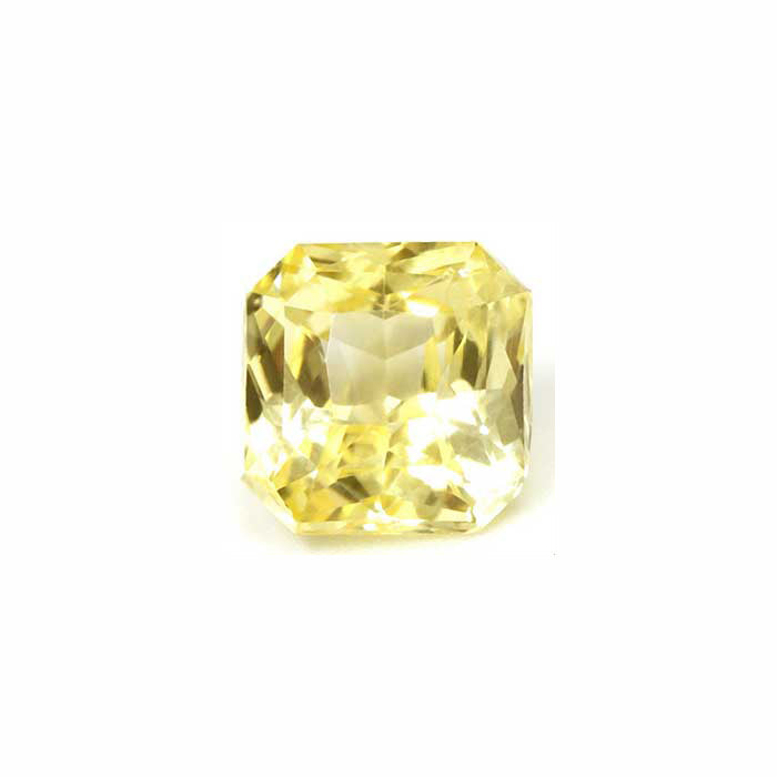 Yellow Sapphire  Emerald Cut Untreated 1.03 cts.
