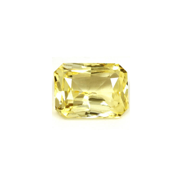 Emerald Cut Yellow Sapphire  Untreated 1.61 cts.