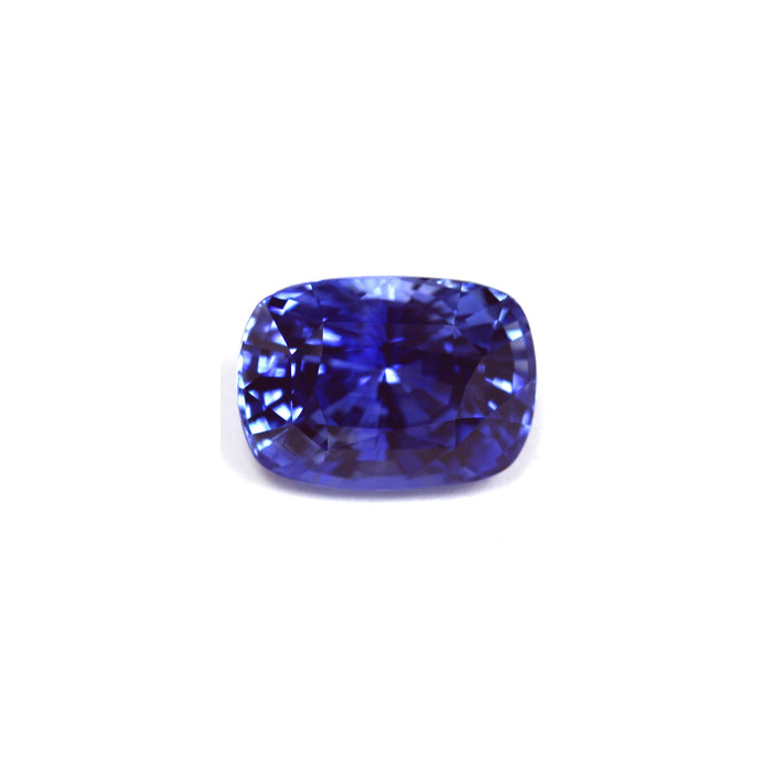 BLUE SAPPHIRE GIA  Certified 5.04 cts. Cushion