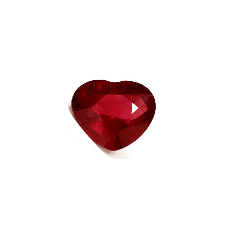 Ruby Heart GIA Certified Untreated 2.45cts.