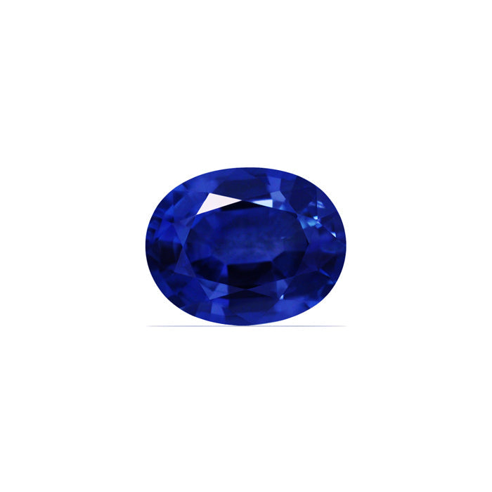 BLUE SAPPHIRE AGL Certified Untreated 3.26 cts. Oval
