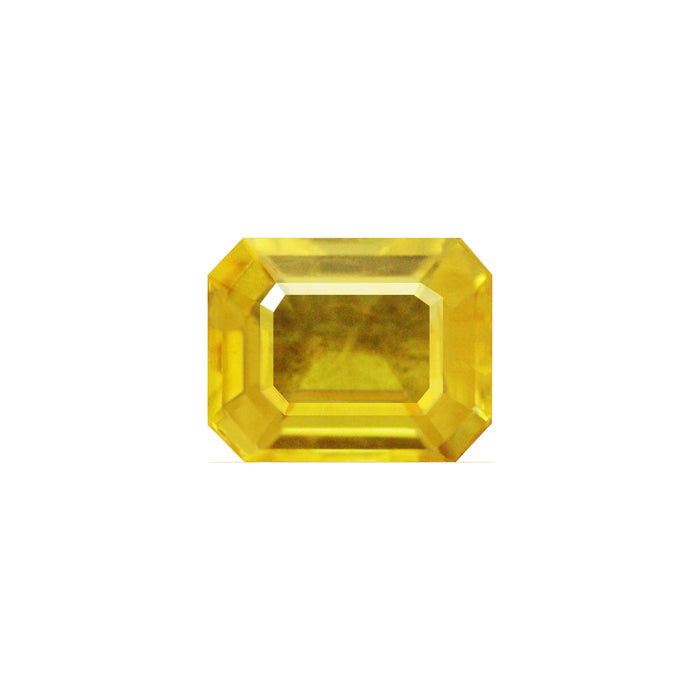 Yellow Sapphire  Emerald Cut 1.97 cts.
